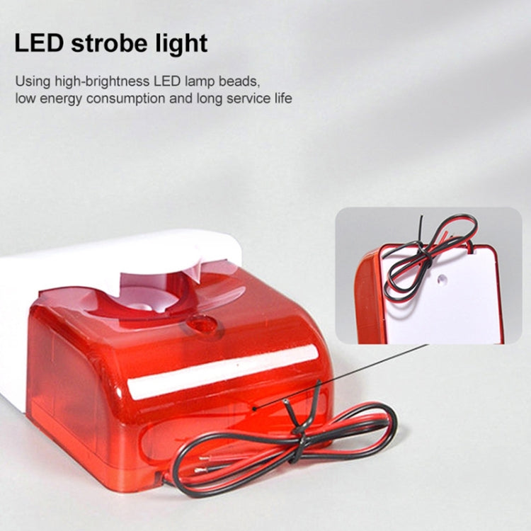 Mini Wired Red Strobe Siren for Burglar Security Alarm, Mini Mini Wired Red Strobe Siren for Burglar Security Alarm, Mini